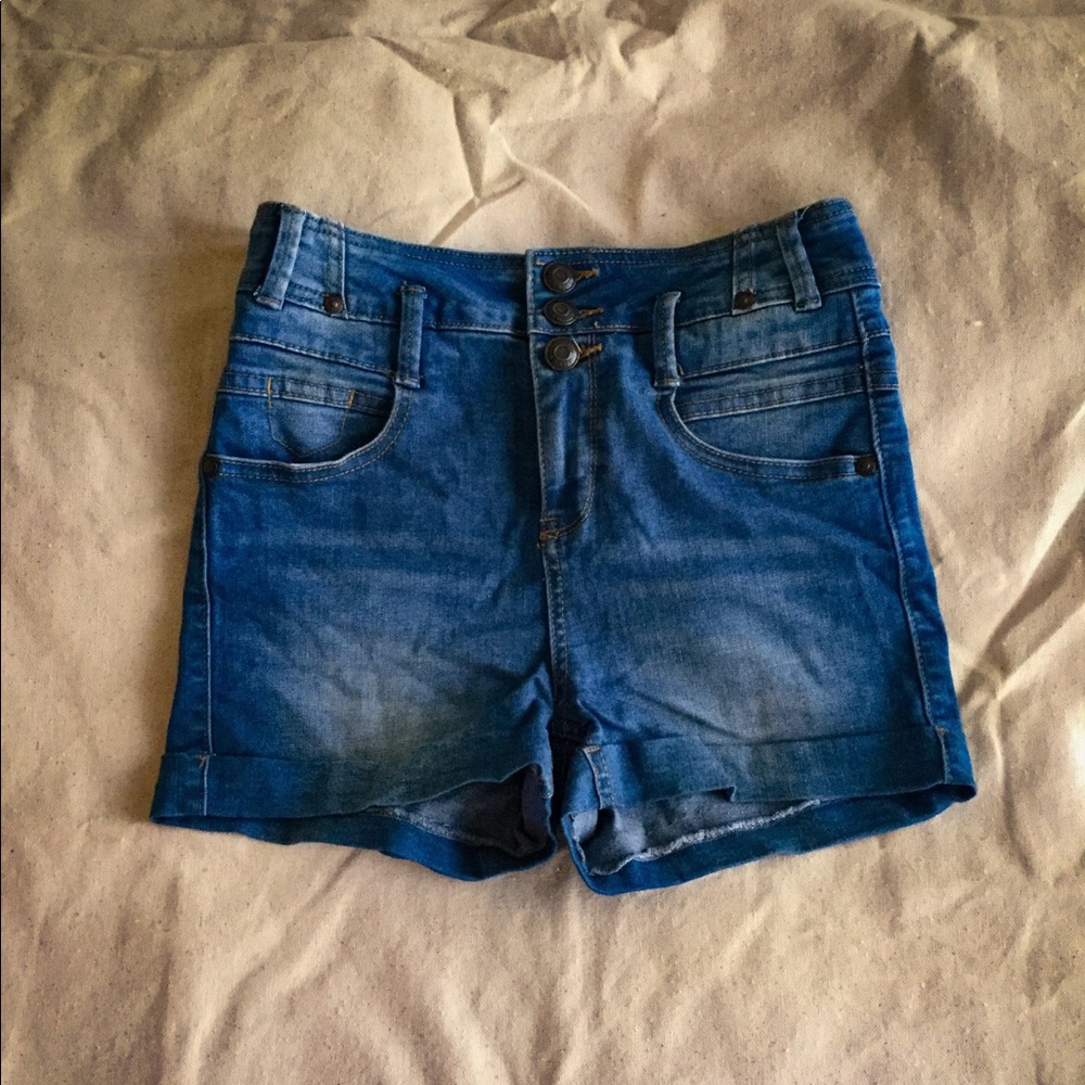 Denim shorts